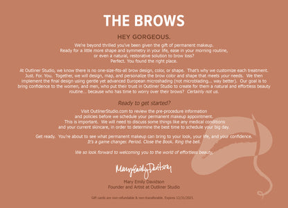 Brow Gift Card