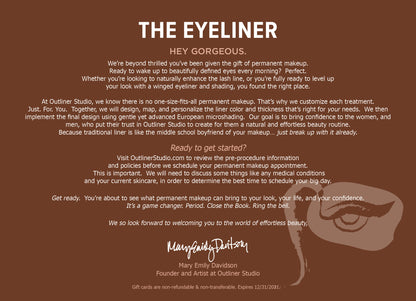 Eyeliner Gift Card
